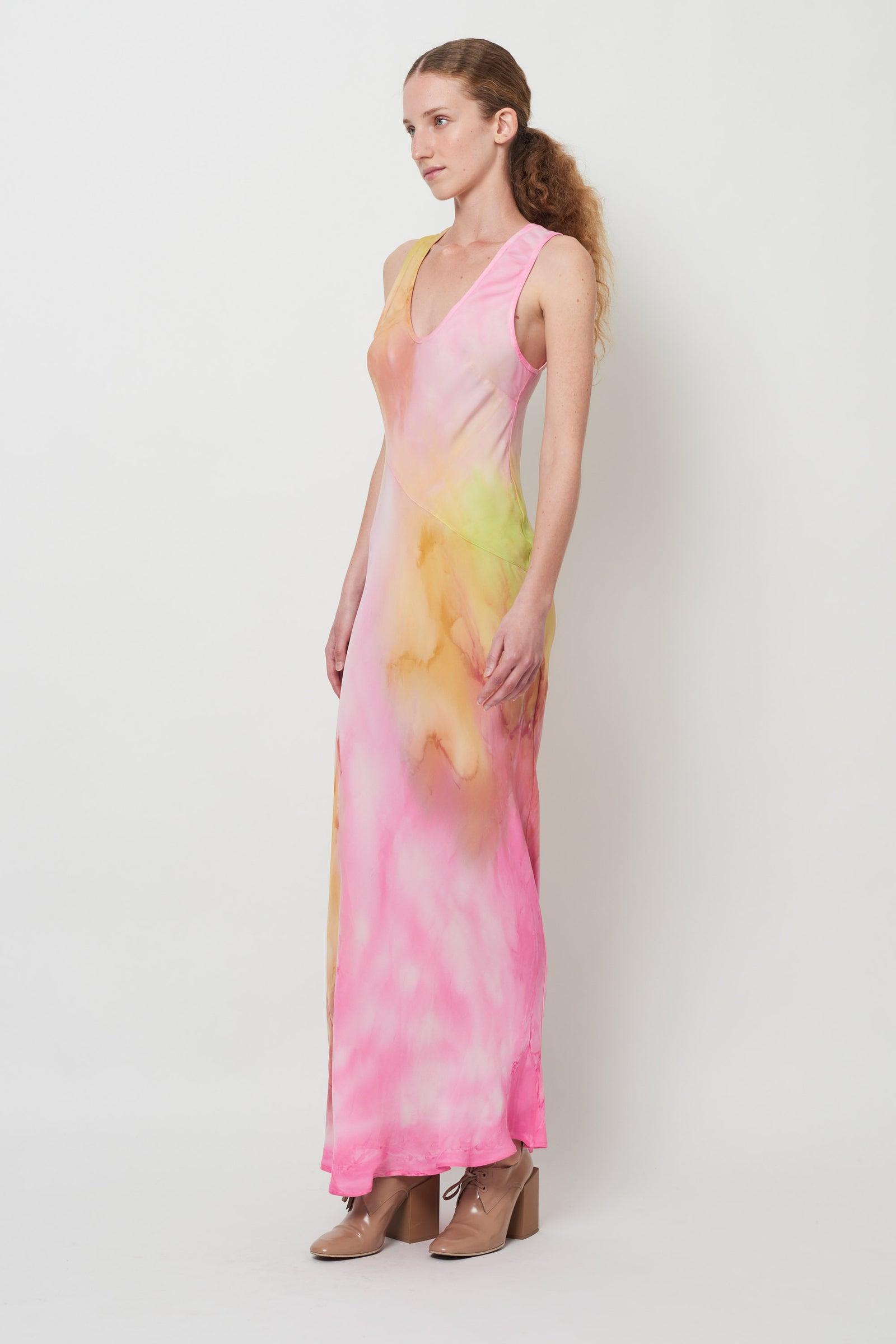 Pink Cosmos Valentina Maxi Dress