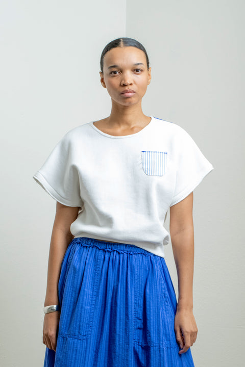 Lovely Sweatshirt Royal Painted Vintage Fleece