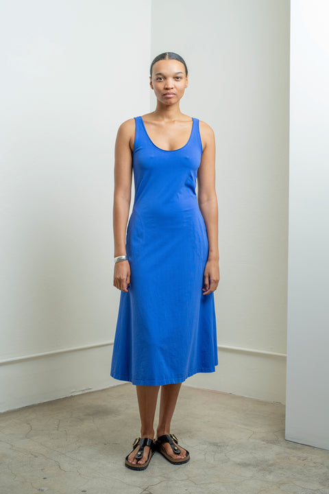 Summer Dress Royal Blue Classic Jersey