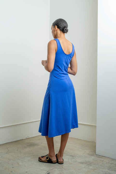 Summer Dress Royal Blue Classic Jersey