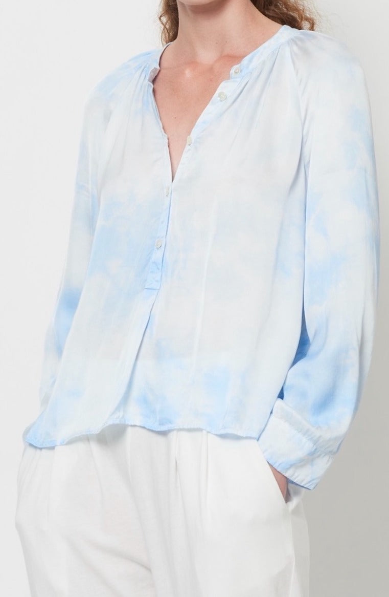 Blue Water Treatment Sparrow Top RA-TOP ARCHIVE-PREFALL'23   