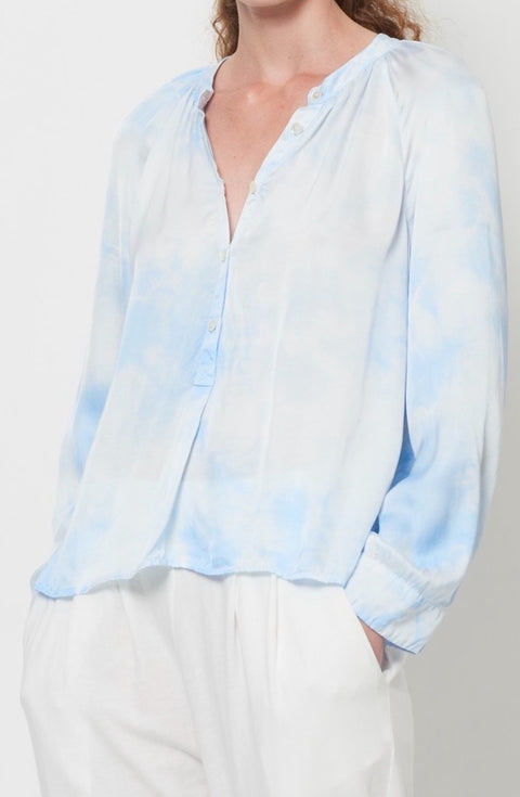 Blue Water Treatment Sparrow Top RA-TOP ARCHIVE-PREFALL'23      View 2 
