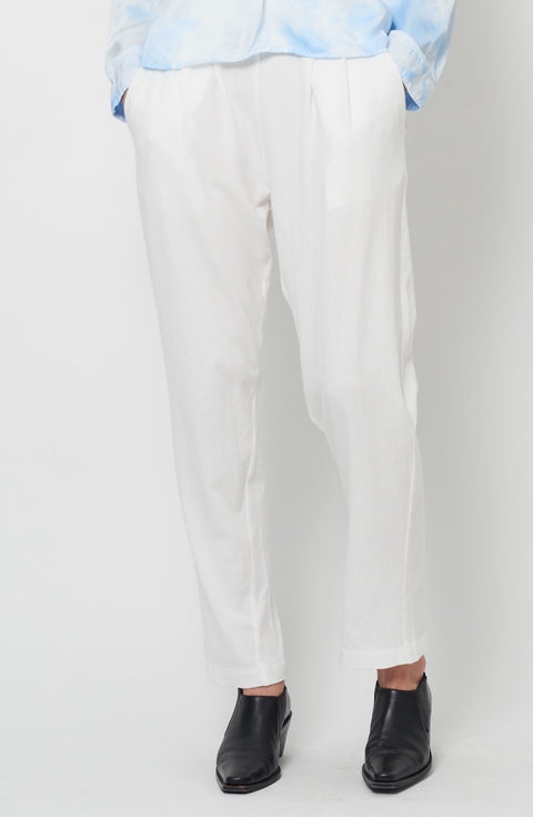 Washed White Brooke Pant RA-PANT/JERSEY ARCHIVE-PREFALL'23      View 1 