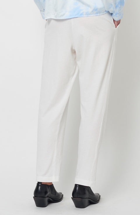Washed White Brooke Pant RA-PANT/JERSEY ARCHIVE-PREFALL'23      View 3 