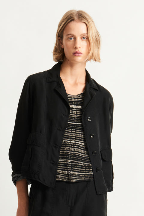 Silk Black Glassel Blazer