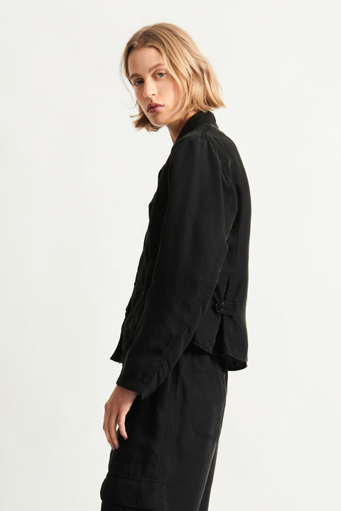 Silk Black Glassel Blazer View 3