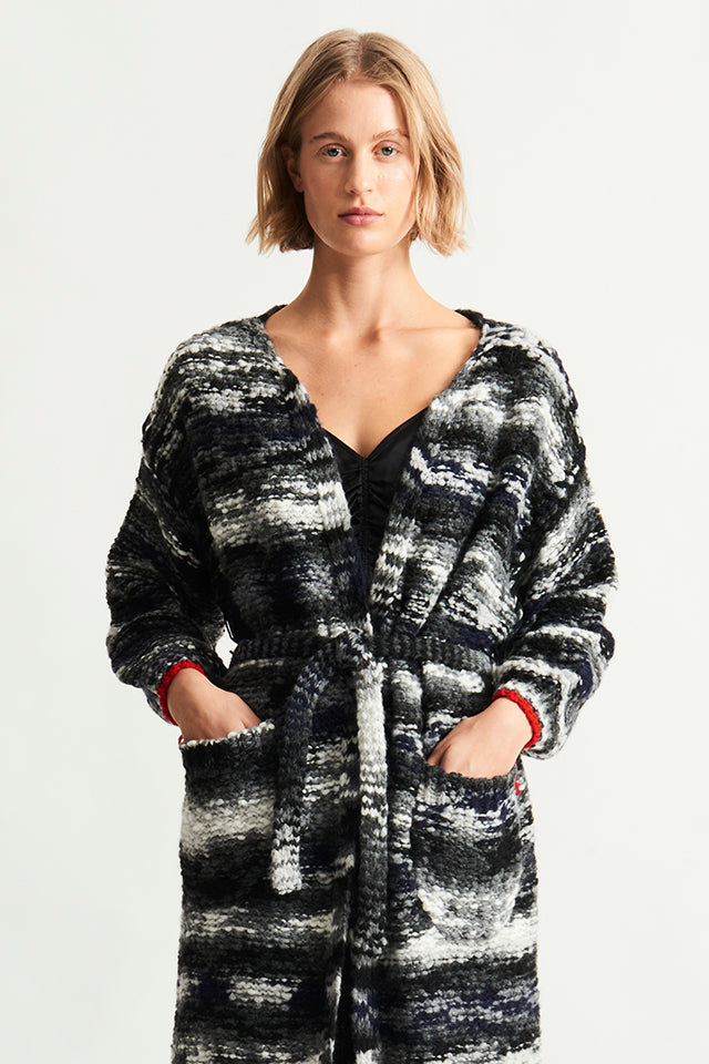 Grey Multi Imperial Cardigan – Raquel Allegra Grey Multi Imperial Cardigan – Raquel Allegra