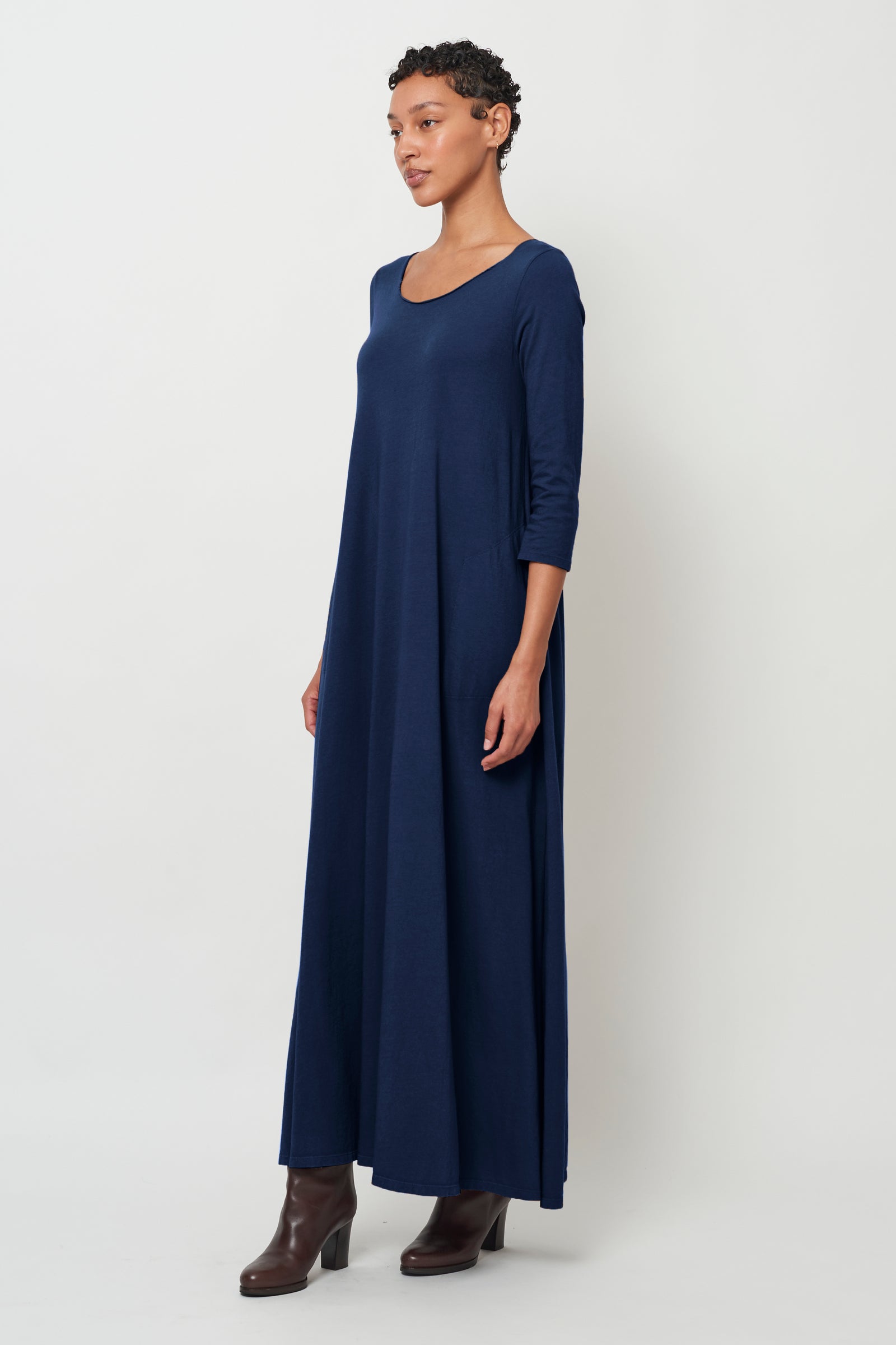 Indigo Lucy Drama Maxi Dress RA-DRESS/JERSEY ARCHIVE-HOLIDAY'23   