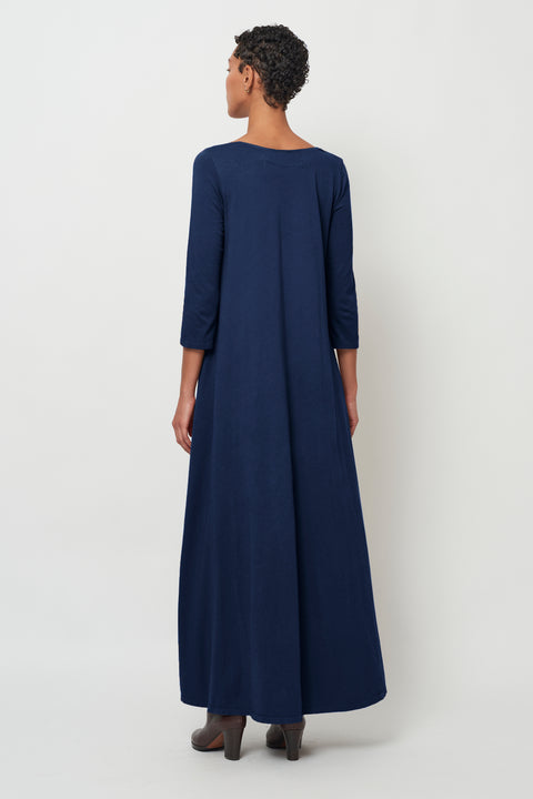 Indigo Lucy Drama Maxi Dress RA-DRESS/JERSEY ARCHIVE-HOLIDAY'23    View 4