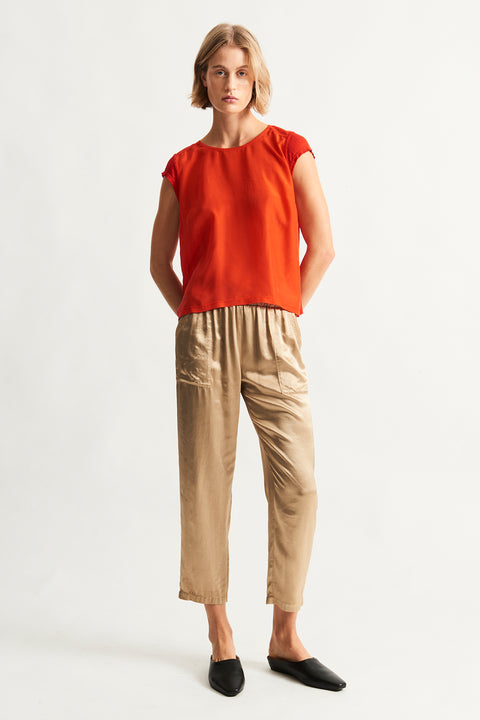 Silk Tomato Darcey Tee