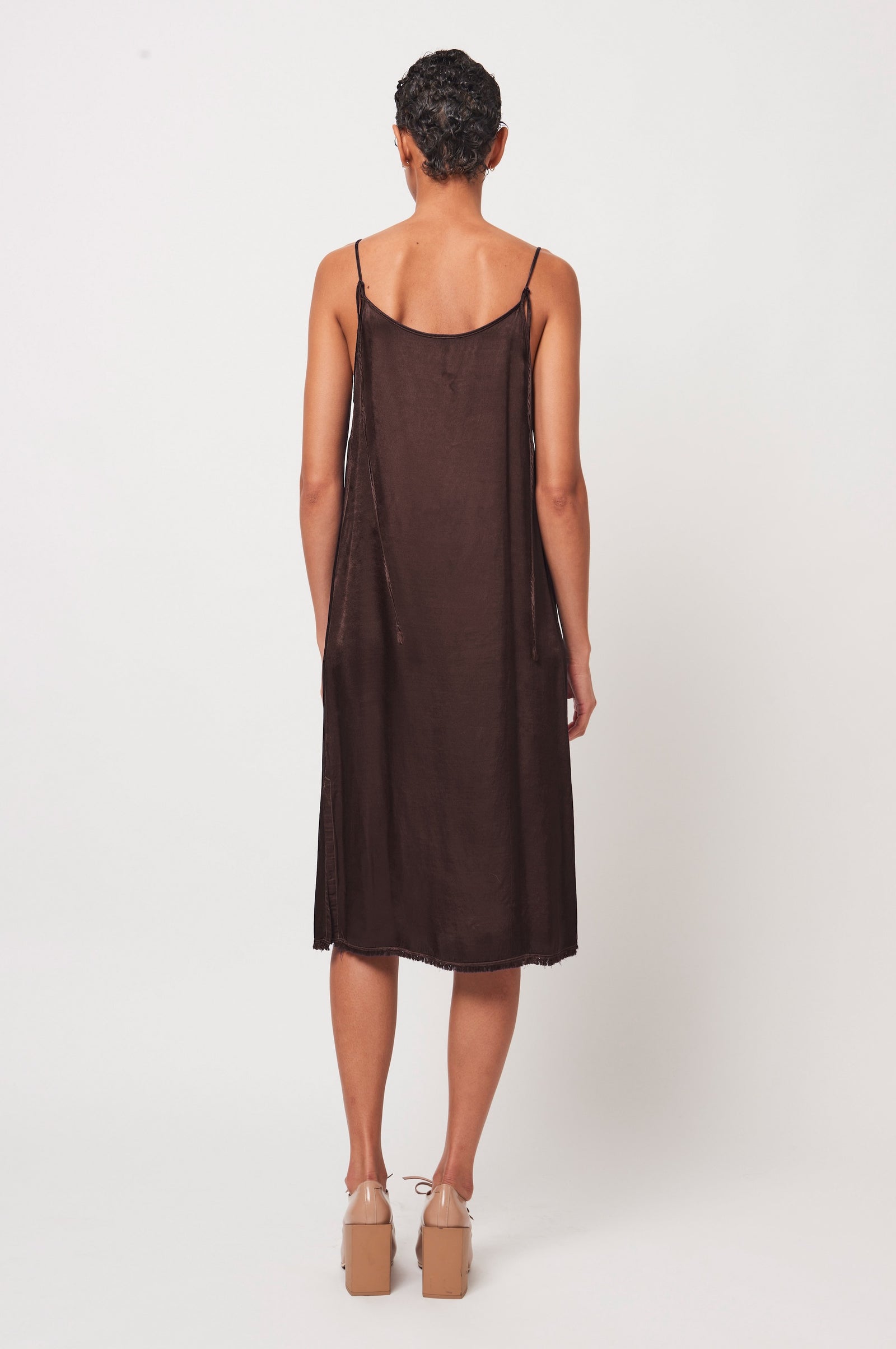 Chocolate Eve Slip Dress RA-DRESS ARCHIVE-FALL1'23   