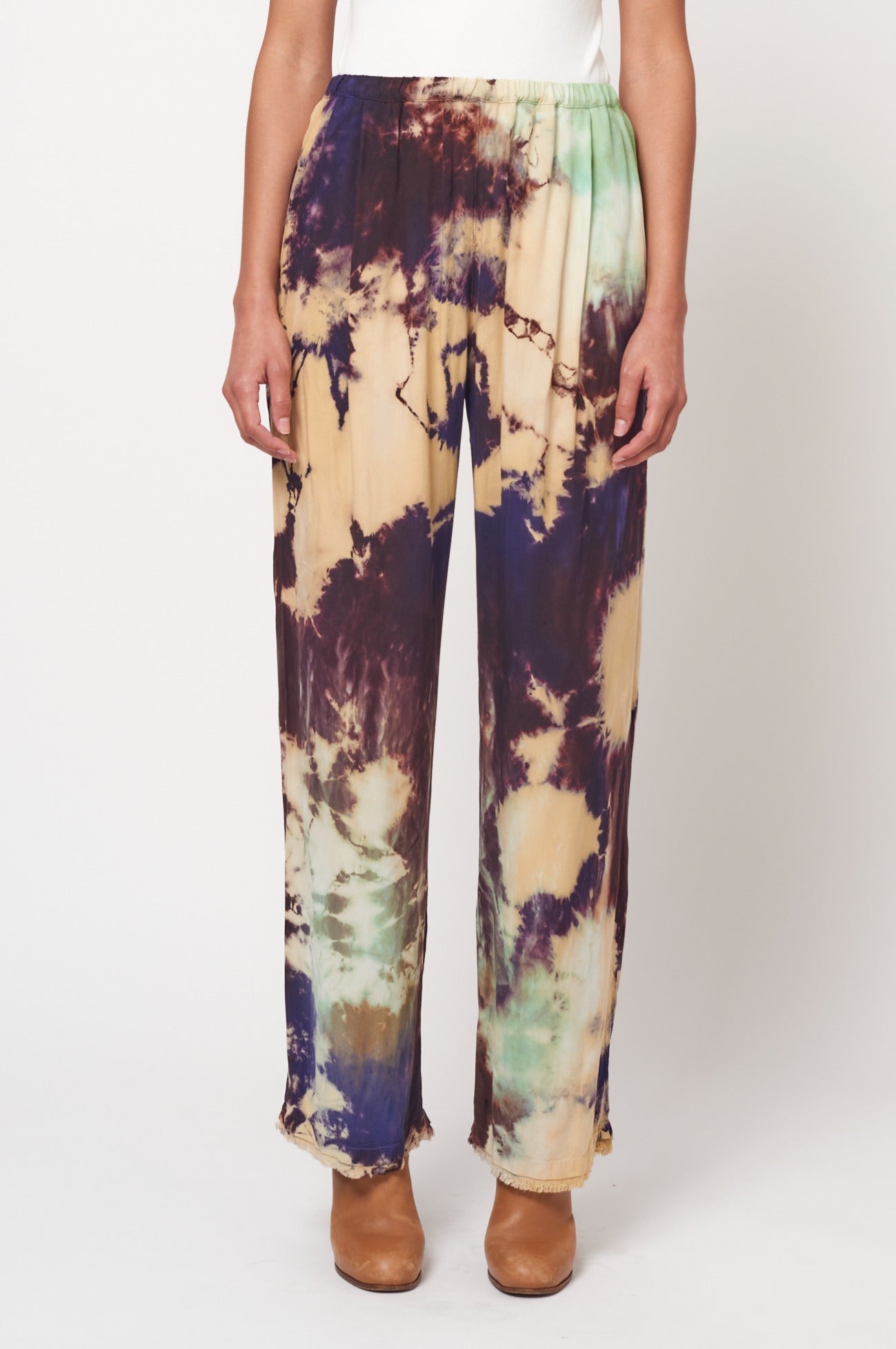 Cosmic Violet Treatment Ione Pant RA-PANT ARCHIVE-FALL2'23   