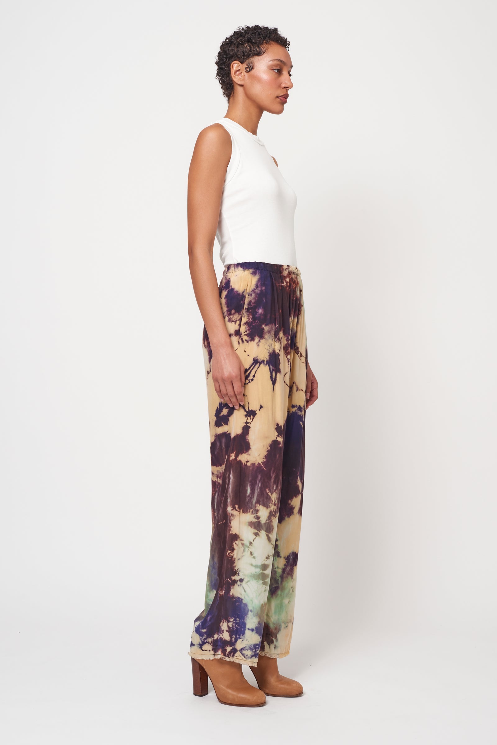 Cosmic Violet Treatment Ione Pant RA-PANT ARCHIVE-FALL2'23   