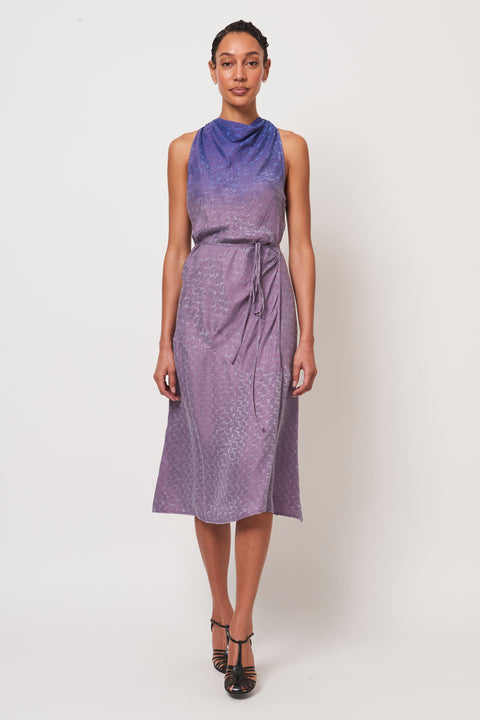 Lavender Purple Dip-Dye Helena Dress   View 1 