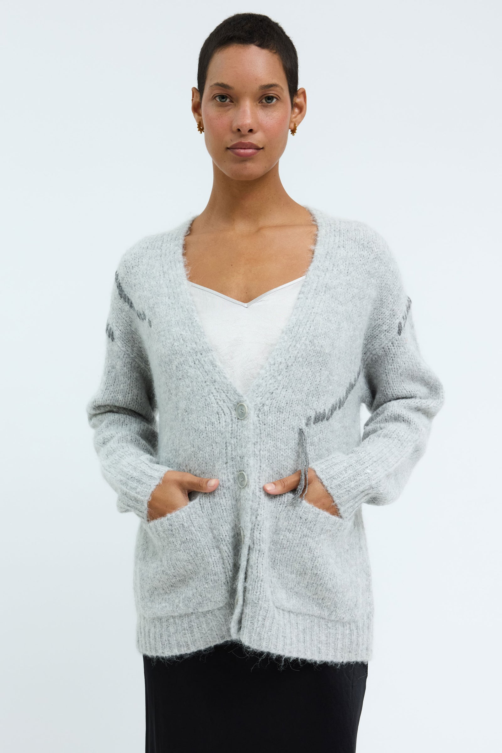 Grey Solstice Cardigan