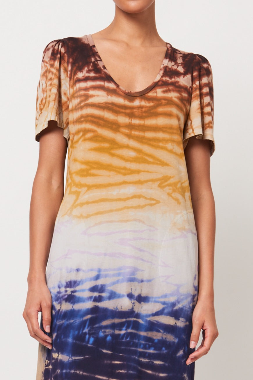 Rainbow Hues Treatment New Flutter Dress RA-DRESS/JERSEY ARCHIVE-FALL1'23   