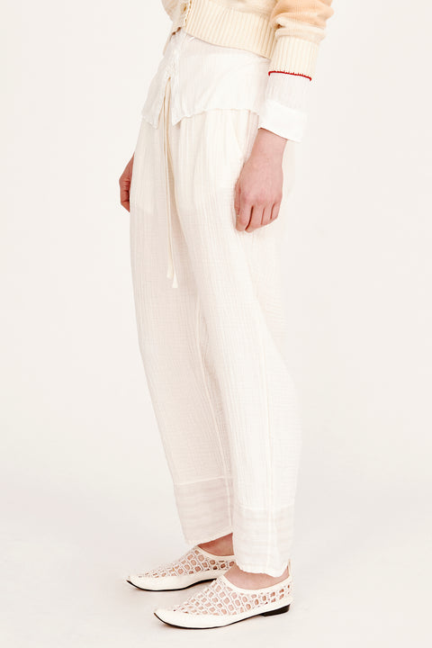 Gauze Washed White Overland Pant RA-PANT PREFALL'24      View 3 