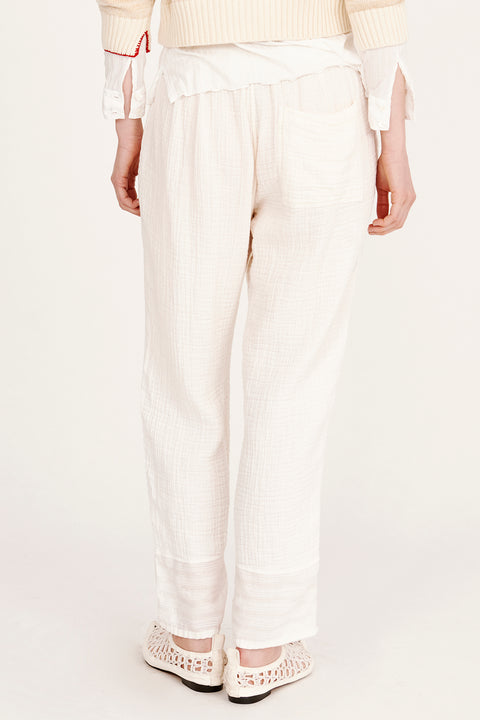 Gauze Washed White Overland Pant RA-PANT PREFALL'24      View 4 