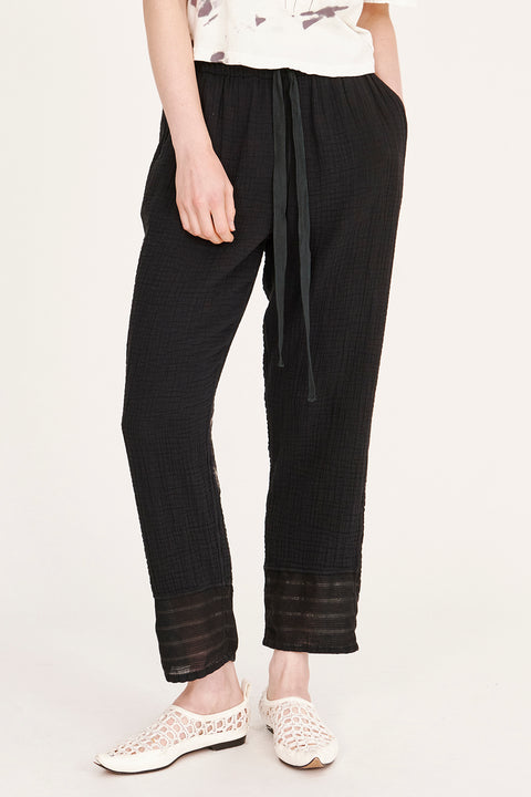 Gauze Black Overland Pant RA-PANT PREFALL'24    View 1