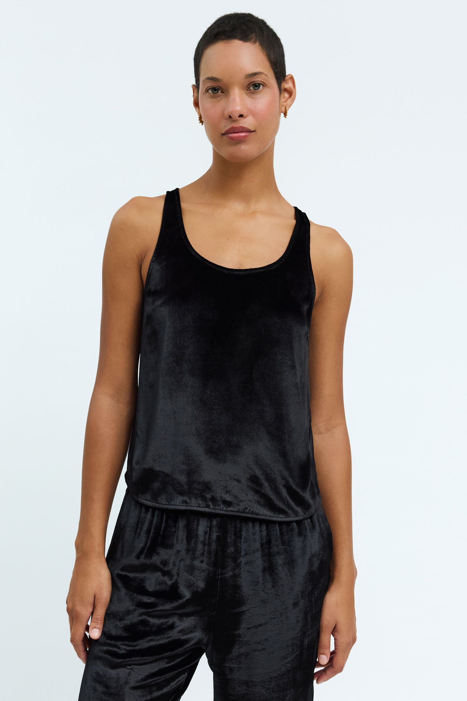 Velvet Black Koda Tank Top