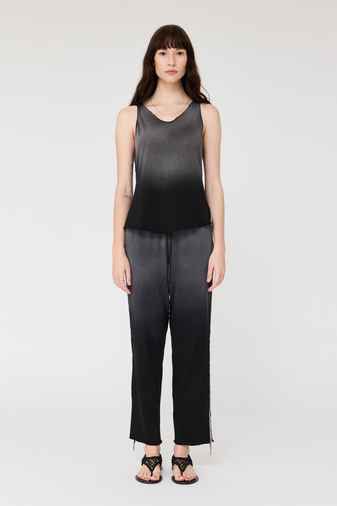 Faded Black Beverly Tank RA-TOP PREFALL'24   