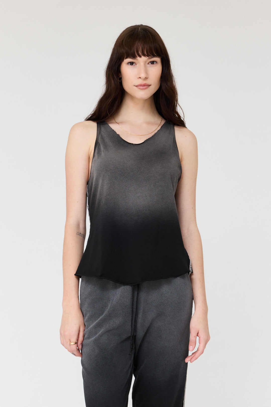 Faded Black Beverly Tank RA-TOP PREFALL'24   