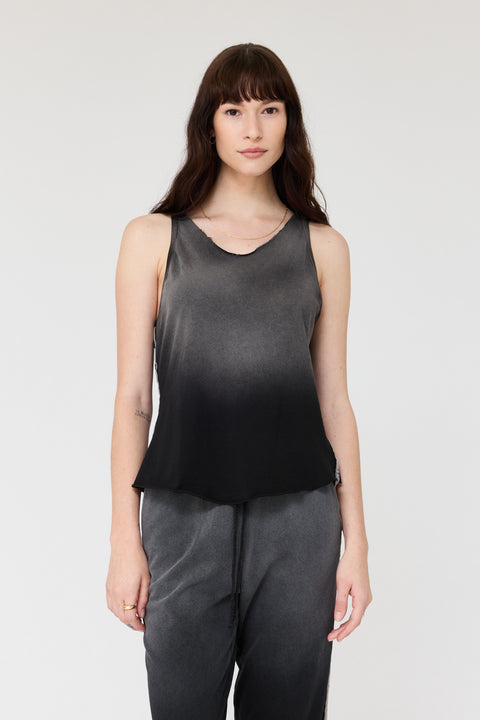 Faded Black Beverly Tank RA-TOP PREFALL'24    View 2