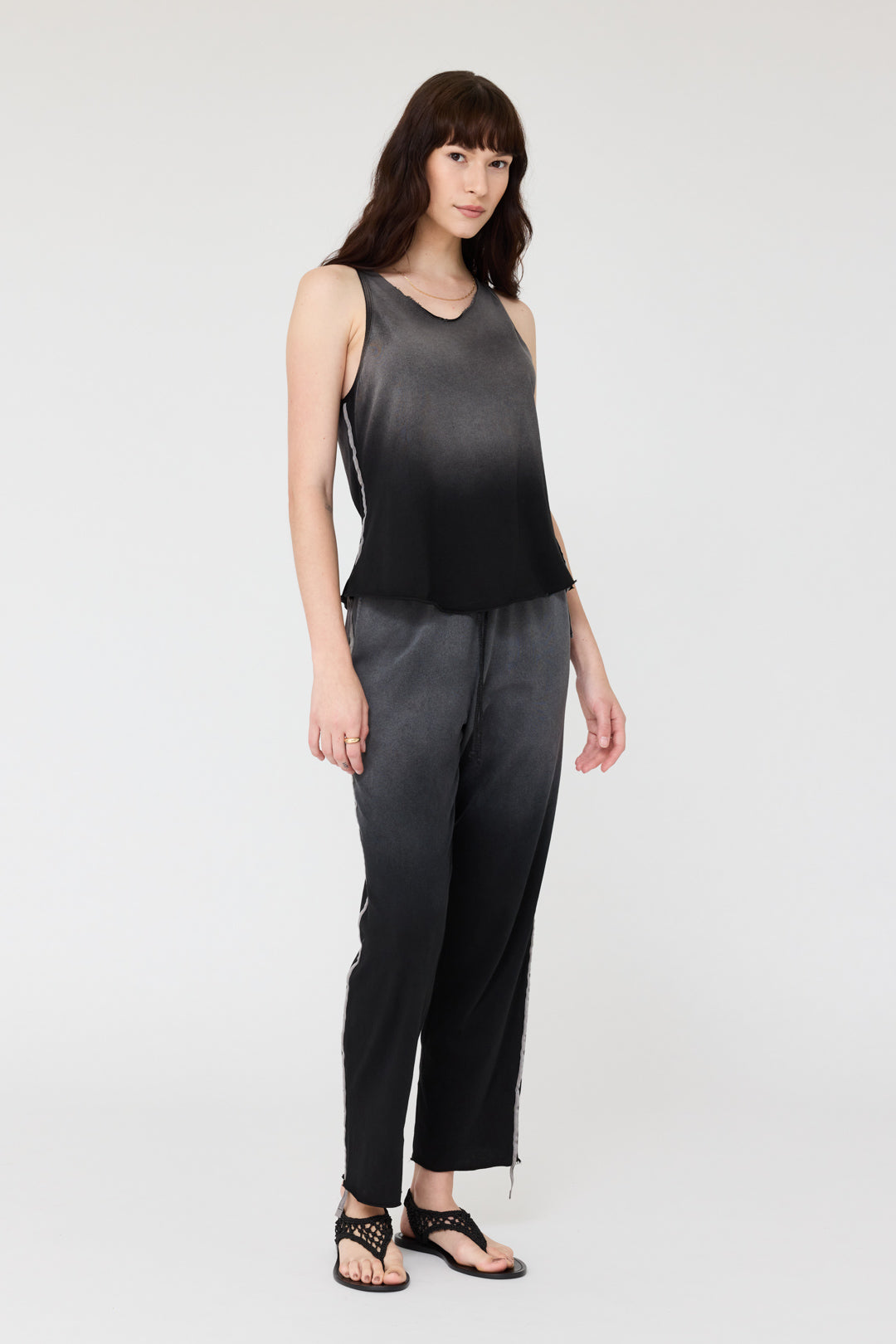 Faded Black Beverly Tank RA-TOP PREFALL'24   