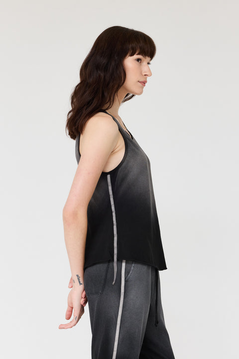 Faded Black Beverly Tank RA-TOP PREFALL'24    View 4