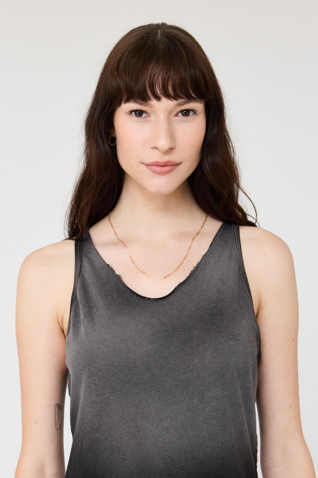 Faded Black Beverly Tank RA-TOP PREFALL'24   