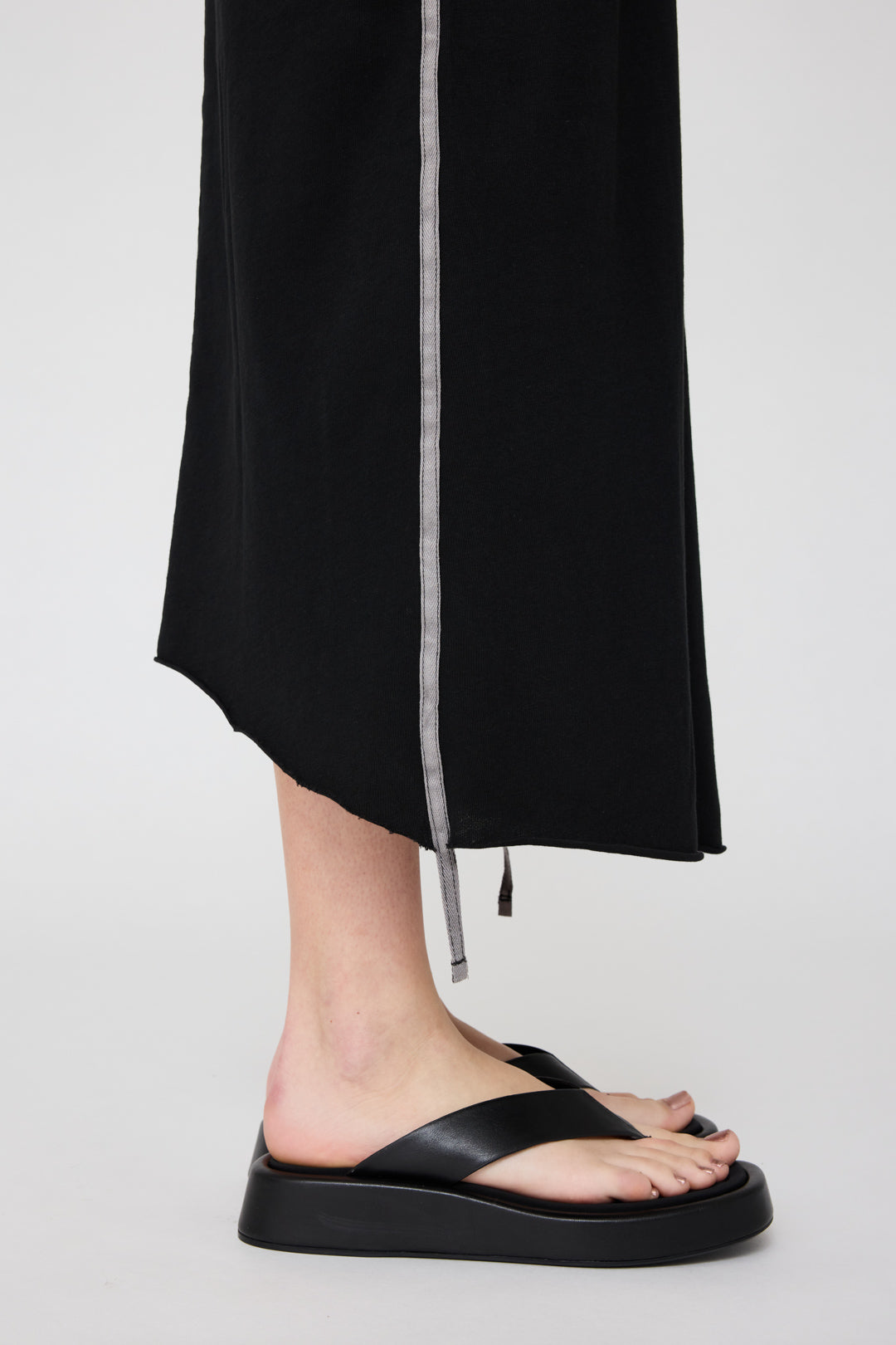Faded Black Cocoon Maxi Dress RA-DRESS PREFALL'24   