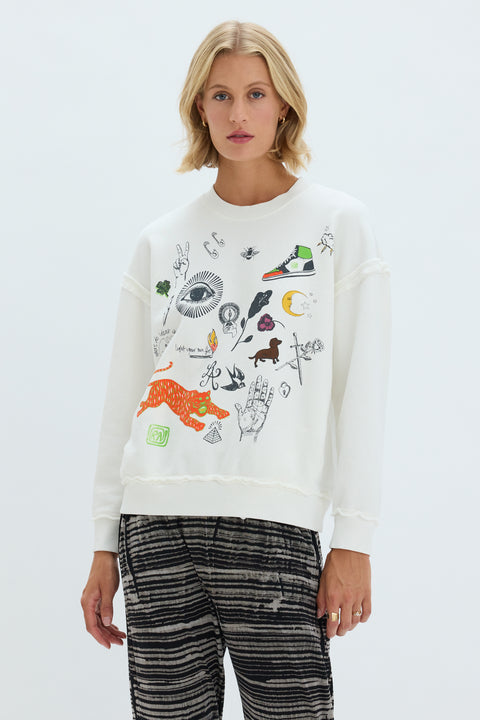 Dirty White Hesperia Sweatshirt