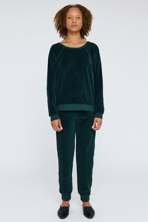 Velour Pine Muse Sweatshirt