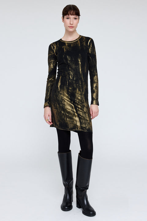 Black Gold Liza Dress