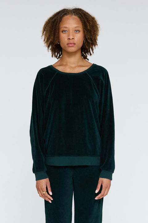 Velour Pine Muse Sweatshirt