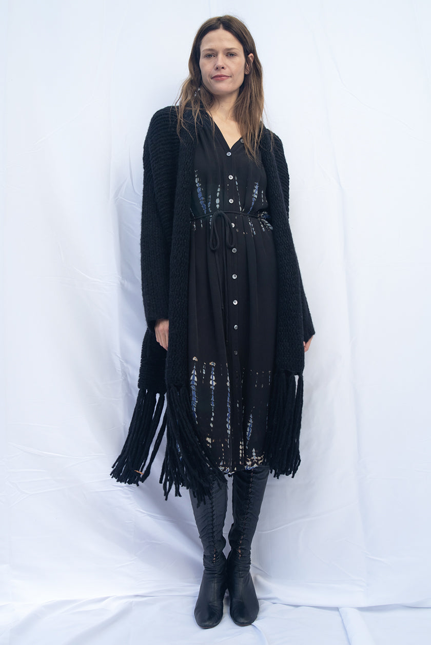 Black Ventura Poncho