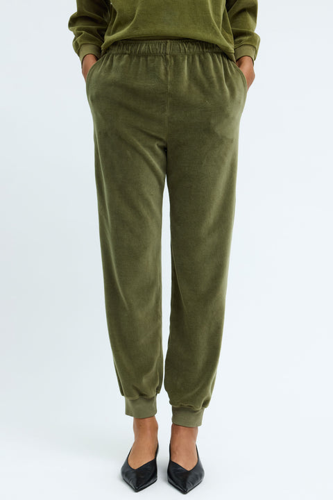 Velour Army Muse Jogger