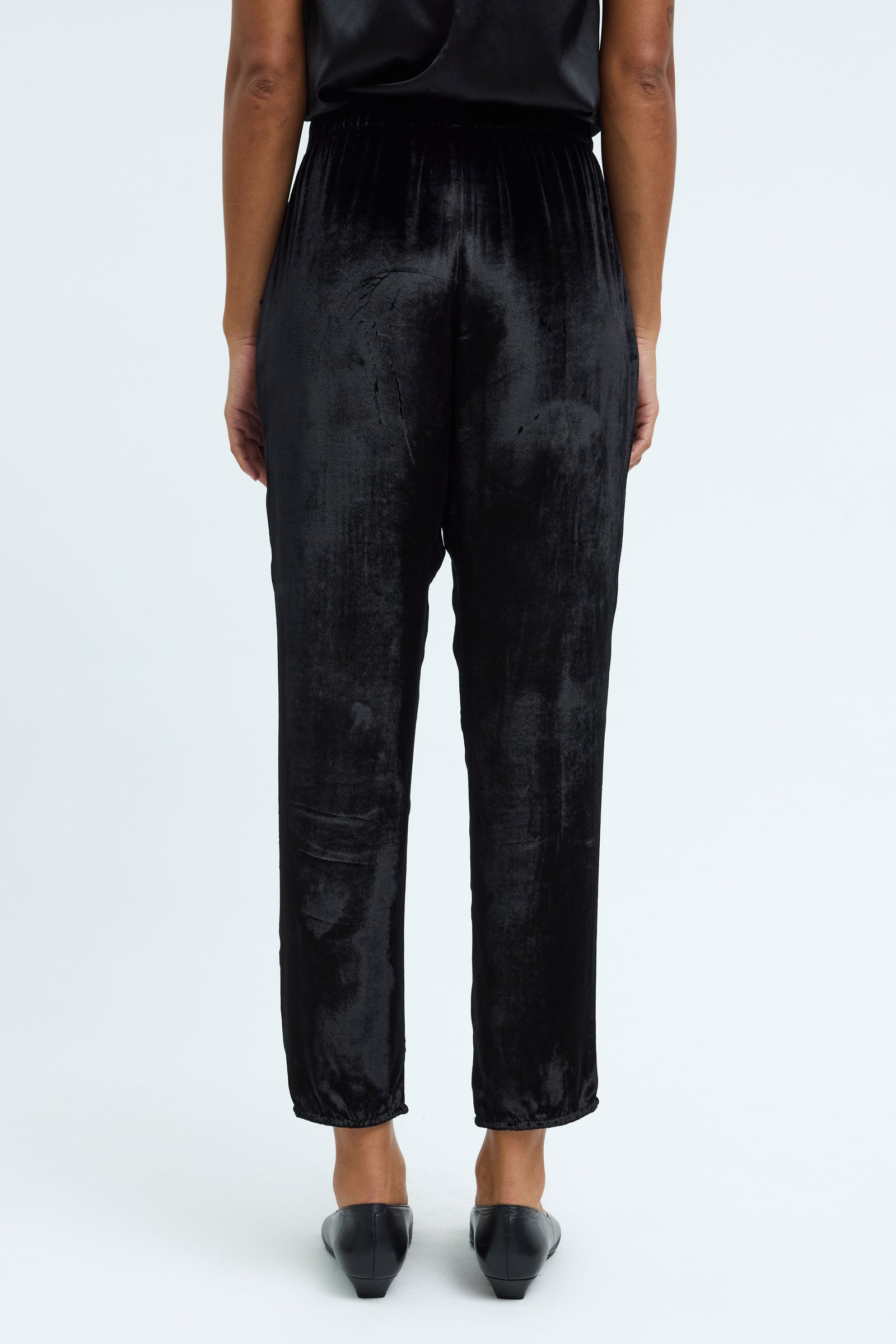 Velvet Black Fez Pant