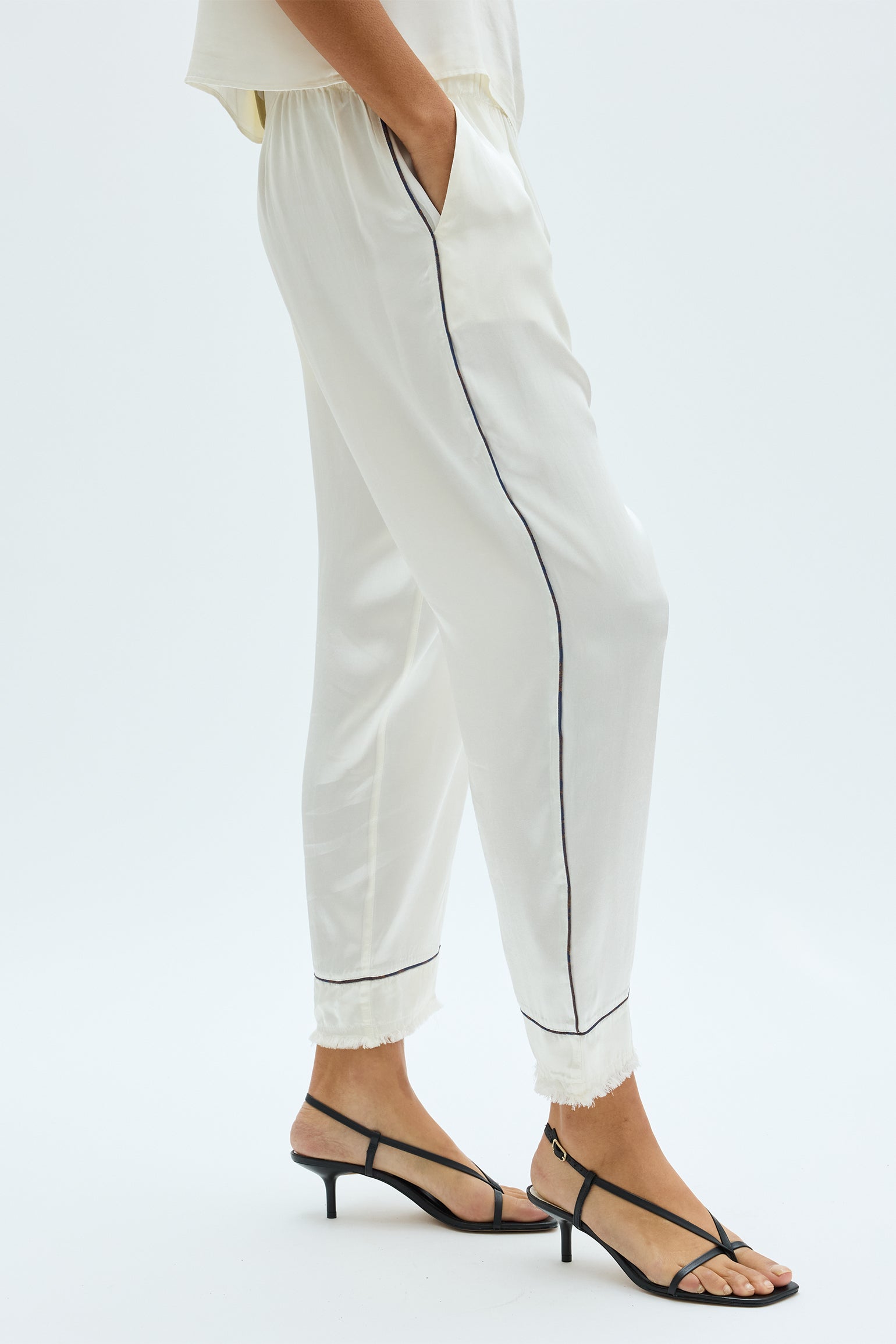Pebble Satin Ivory Windsor Jacket