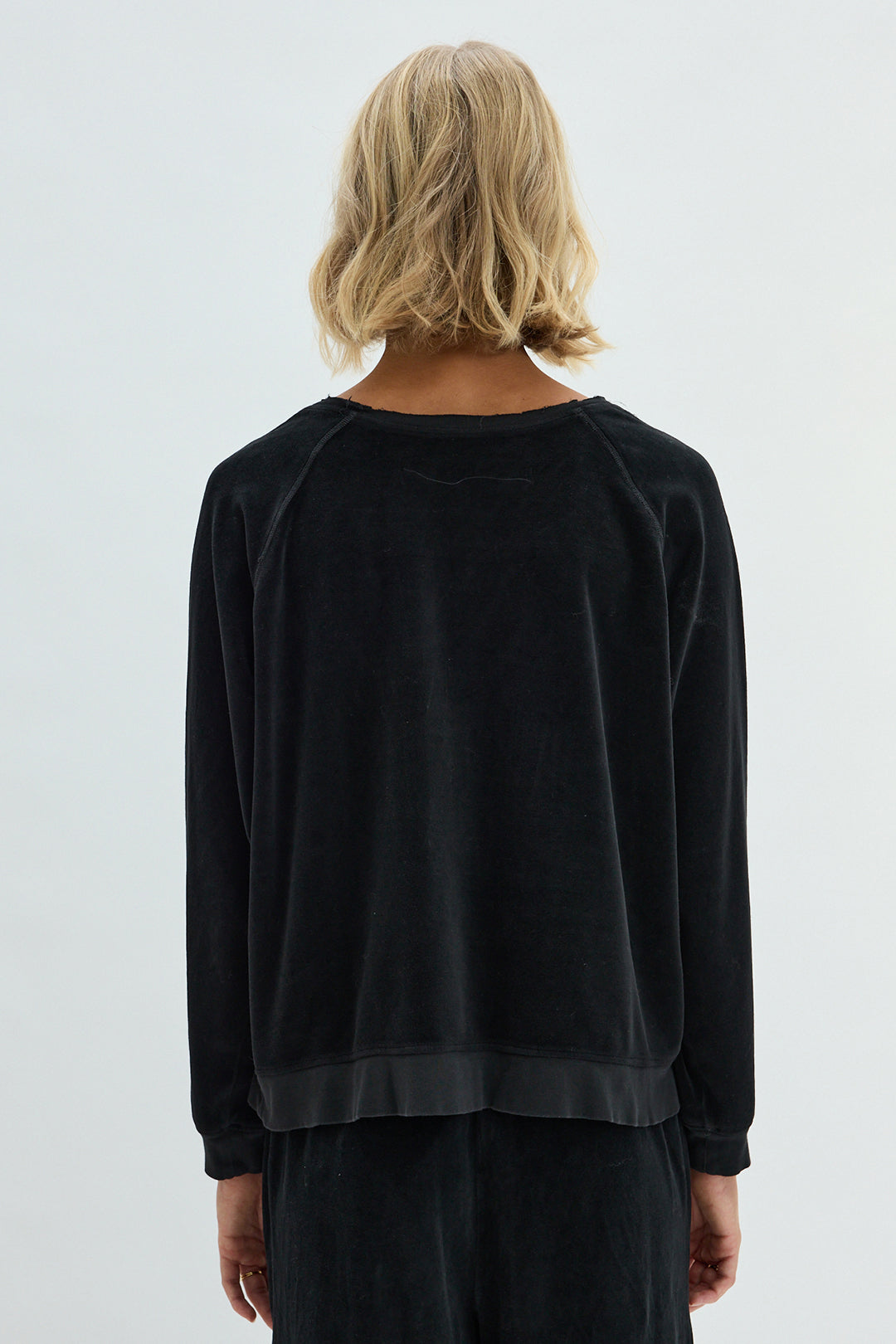 Velour Black Muse Sweatshirt