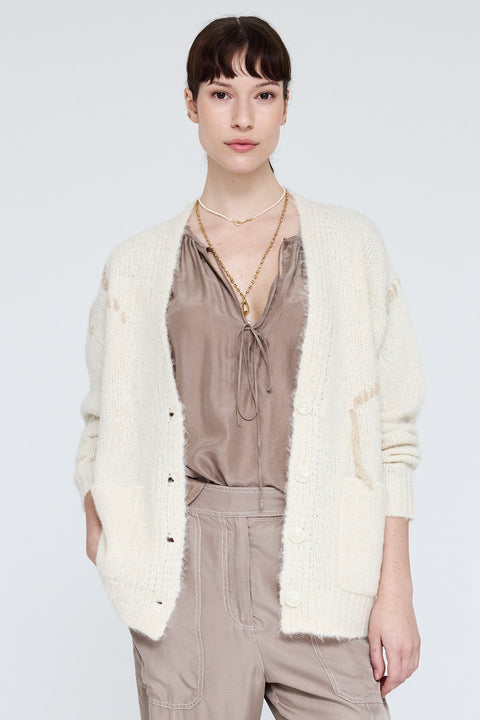 Cream Solstice Cardigan