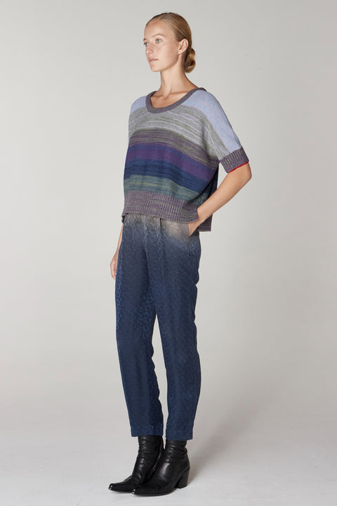Soft Blue Moss Jodie Pullover   View 3 