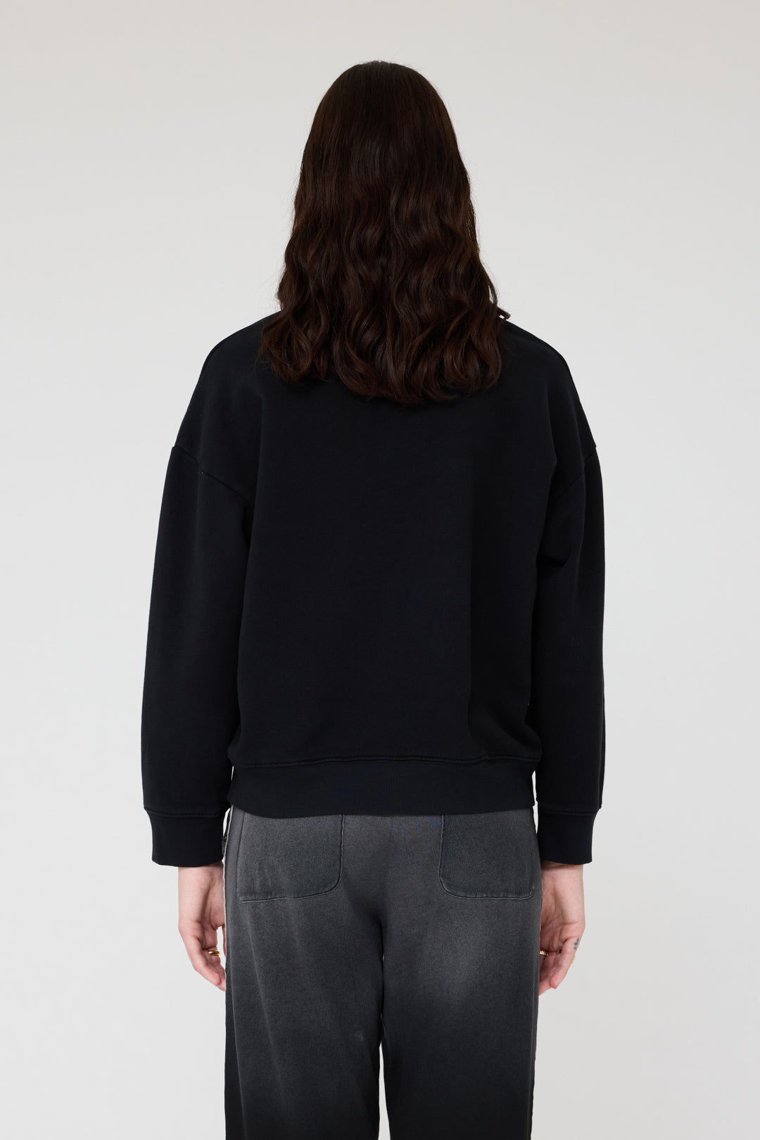 Black Yves Sweatshirt RA-TOP PREFALL'24   