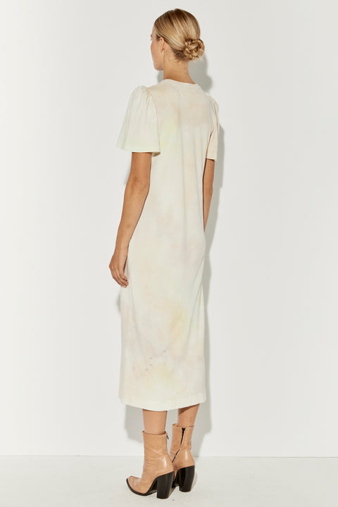 Pastel Baby Rib New Flutter Dress RA-DRESS/JERSEY ARCHIVE-PRESPRING'23      View 4 