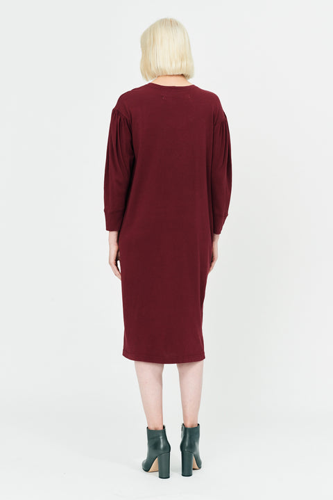Sienna Classic Jersey Simone Sleeve Dress Full Back View   View 2 
