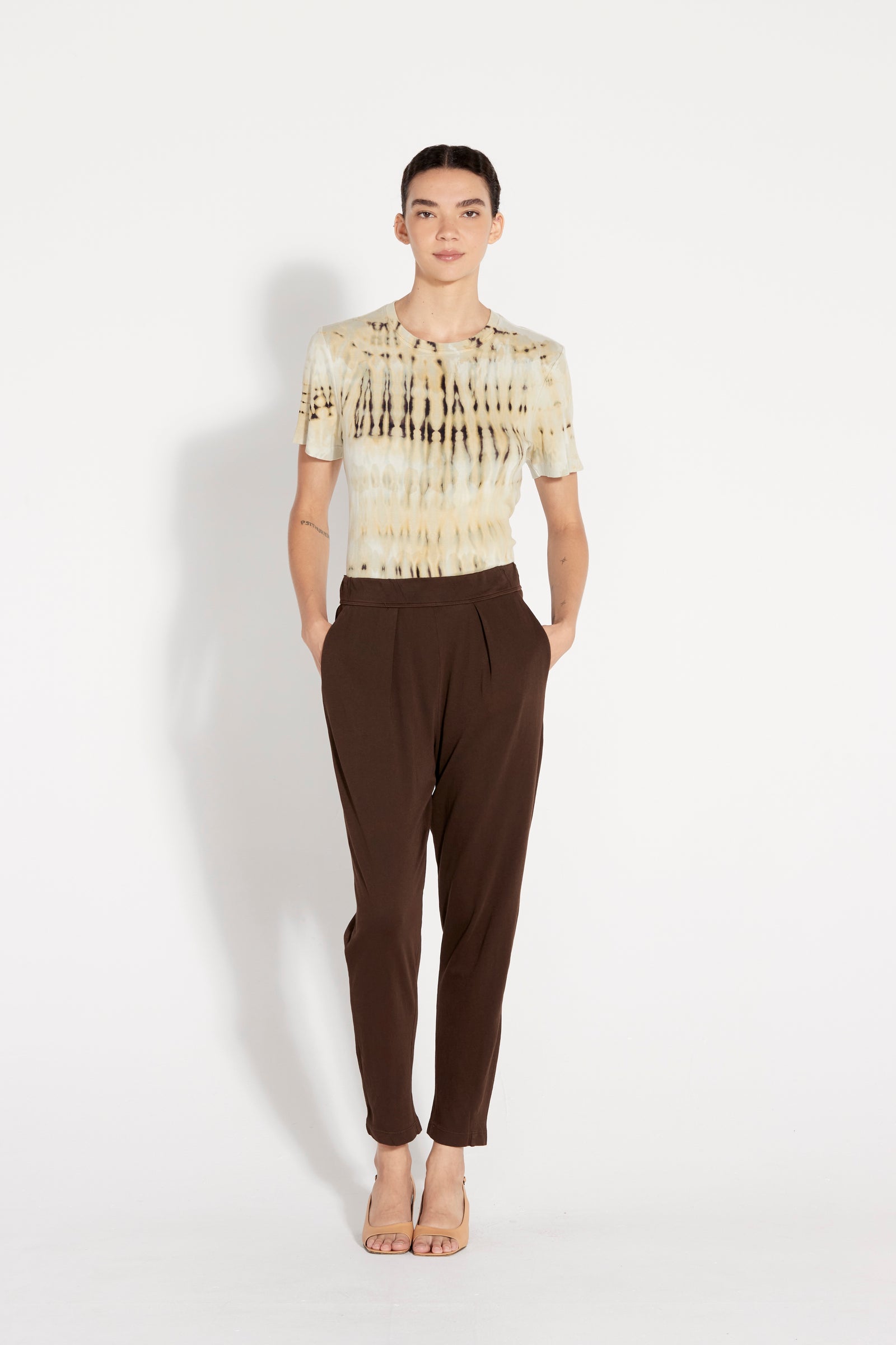 Dark Brown Classic Jersey Easy Pant RA-PANT/JERSEY ARCHIVE-HOLIDAY'22   