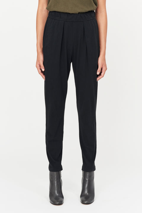 Black Classic Jersey Easy Pant   View 4 