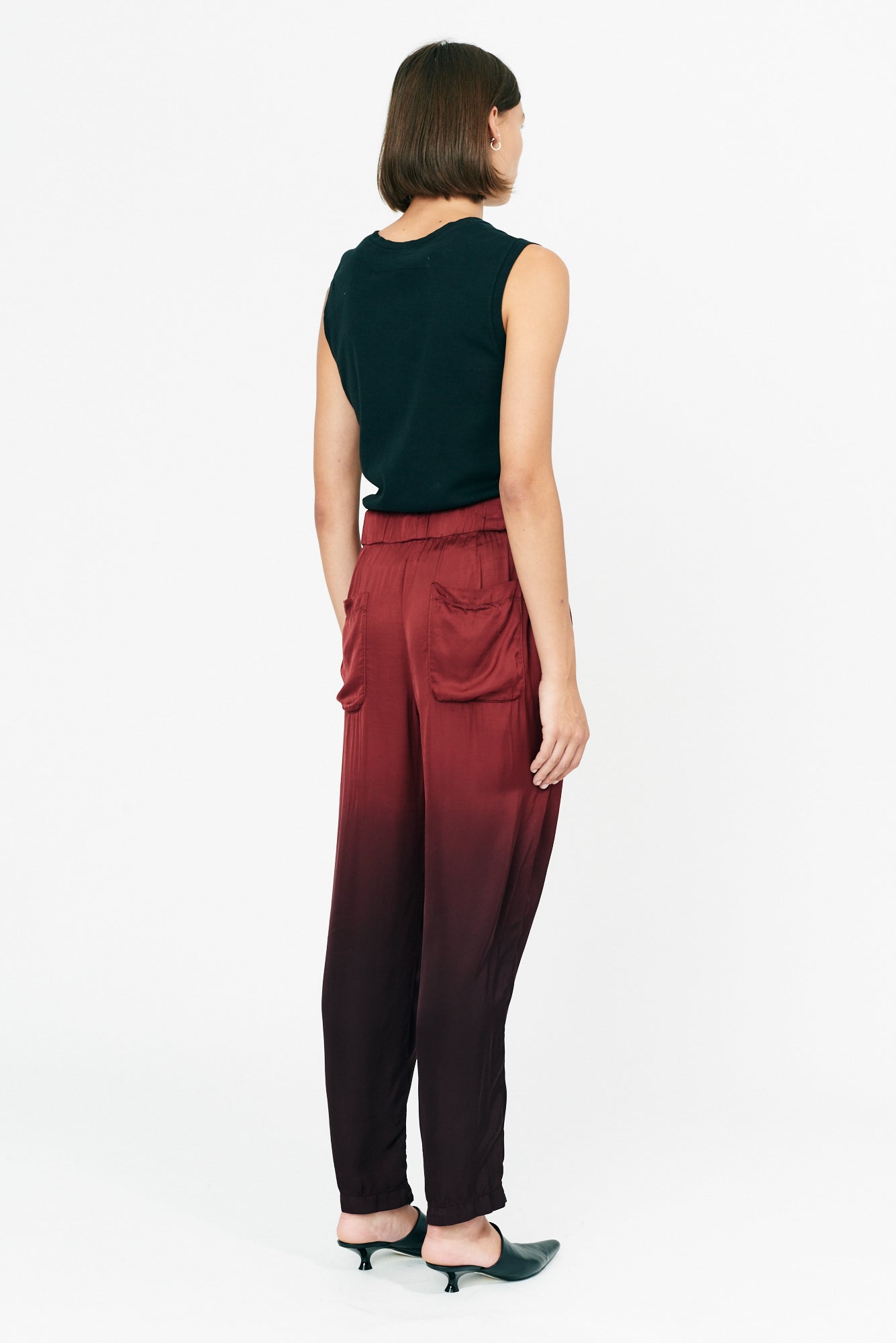 Sienna Gradient Ghost Ranch Matte Satin Fez Pant RA-PANT ARCHIVE-FALL2'22   