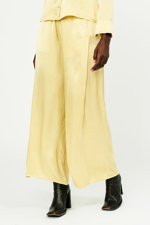 Golden Pebble Satin Duster Pant RA-PANT ARCHIVE-FALL1'22      View 2 