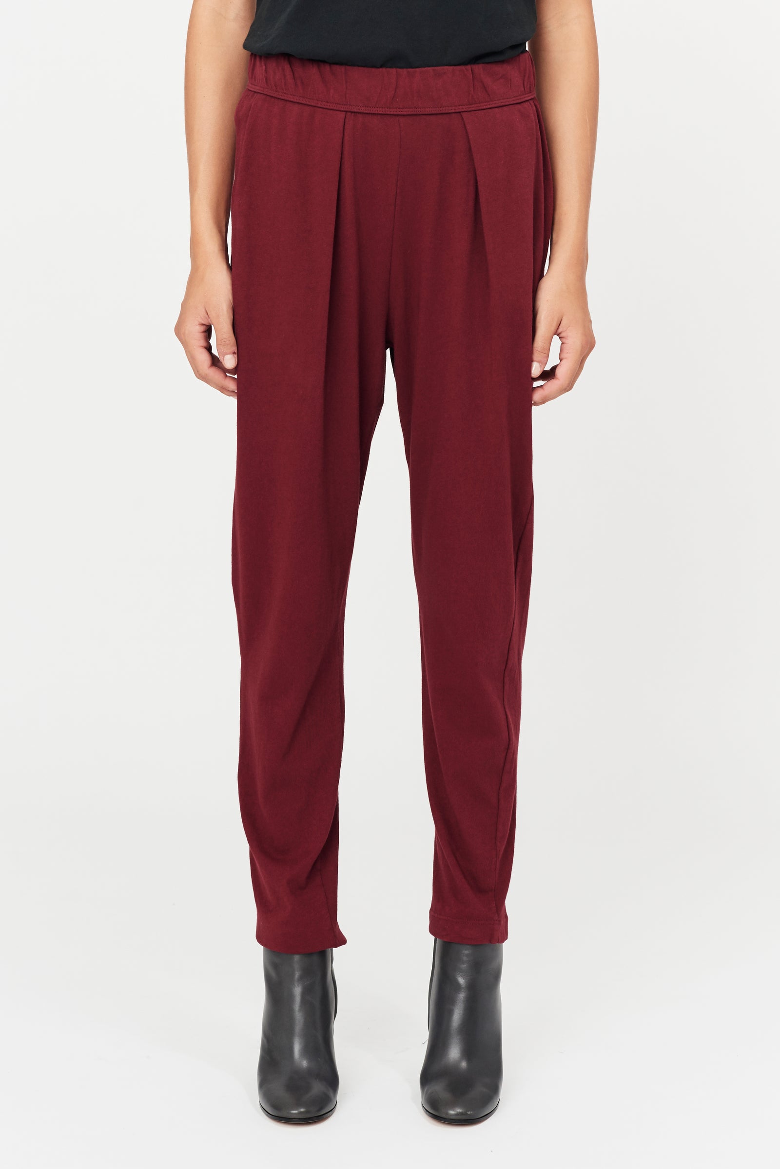 Sienna Classic Jersey Easy Pant Front Close-Up View